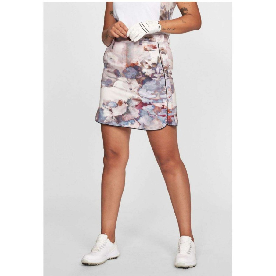 Shorts & Skorts * | Rohnisch Ladies Kiana Golf Skort 110588 Nude Aqurelle T235