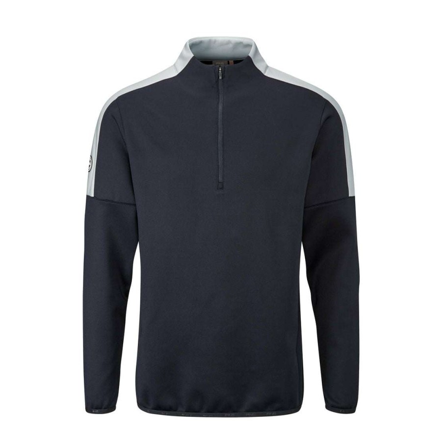 Mid Layers * | Ping Frankie 1/2-Zip Golf Mid Layer P03547 Navy/Quarry