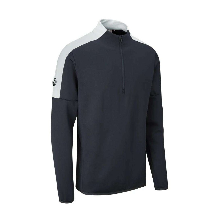 Mid Layers * | Ping Frankie 1/2-Zip Golf Mid Layer P03547 Navy/Quarry