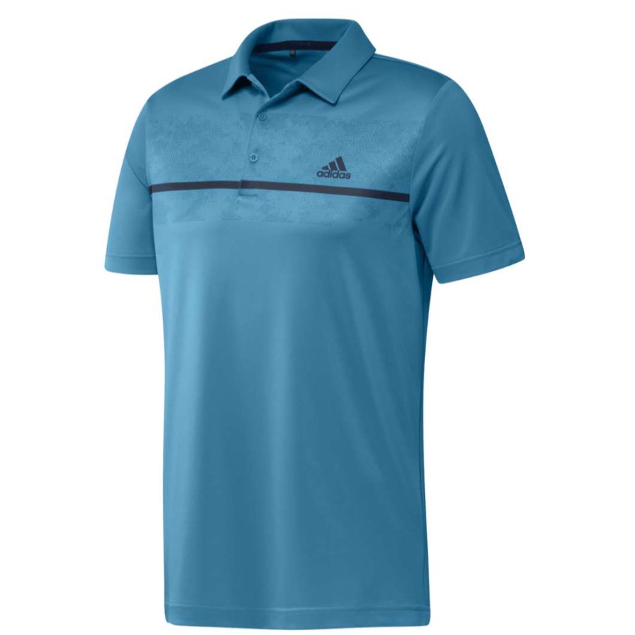 Shirts * | Adidas Chest Print Golf Polo Shirt H36252 Sonaqu