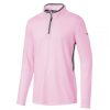 Mid Layers * | Puma Rotation 2.0 1/4-Zip Golf Pullover 577900 Pink Lady 31