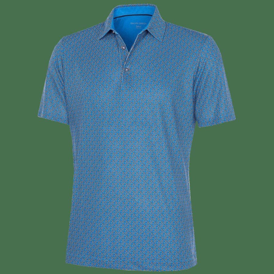 Shirts * | Galvin Green Mauro Golf Polo Shirt G1368 Blue Bell 61