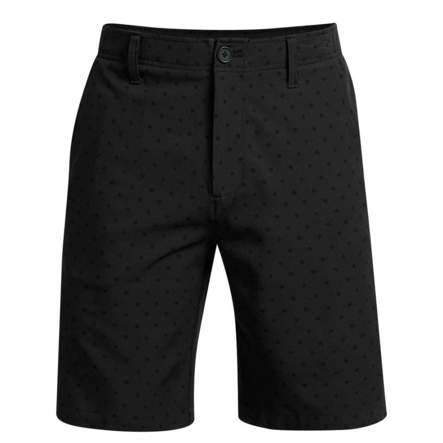 Shorts * | Under Armour Drive Printed Golf Shorts 1370085 Galaxy Black 022