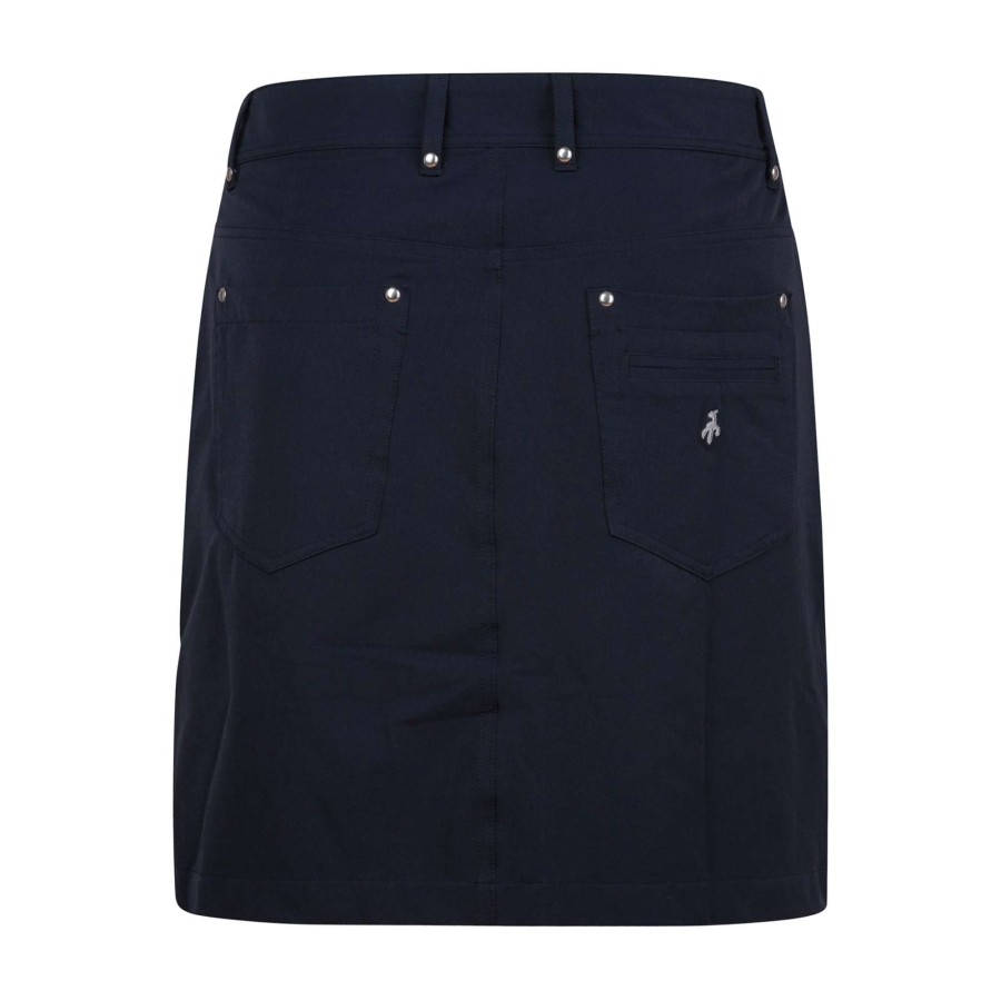 Shorts & Skorts * | Green Lamb Ladies Tatum Golf Skort Sg14305 Navy