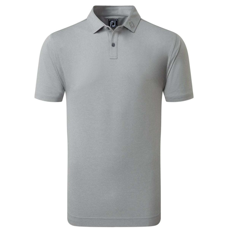 Shirts * | Footjoy Heather Lisle Golf Polo Shirt 80144 Grey