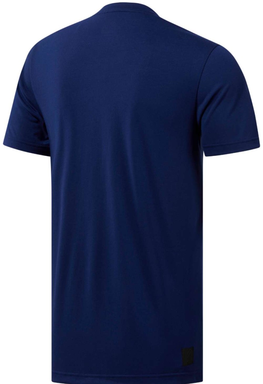 Shirts * | Adidas Adicross Logo Tee Golf Shirt Dt3456 Dark Blue