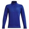 Mid Layers * | Under Armour 1/2-Zip Fleece Golf Sweater 1359971 Royal 400