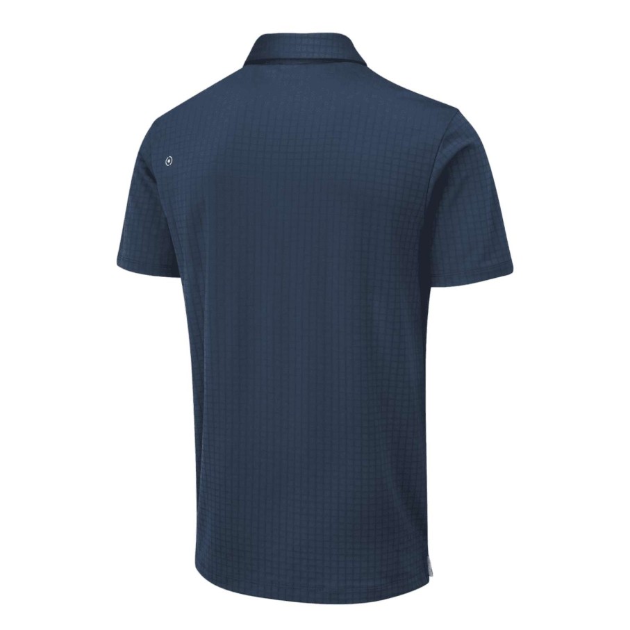 Shirts * | Ping Cillian Golf Polo Shirt P03574 Navy N125