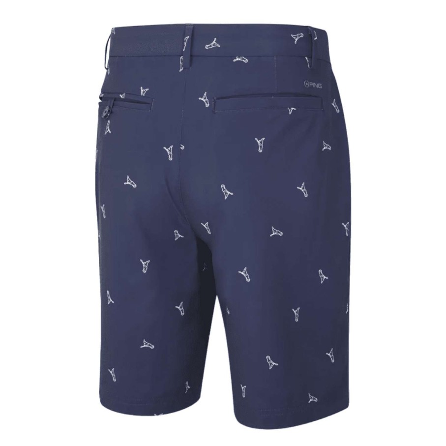 Shorts * | Ping Swift Golf Shorts P03581 Navy/White