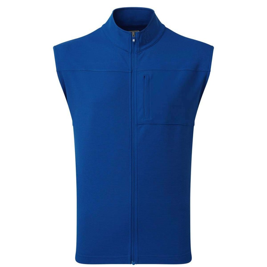 Mid Layers * | Footjoy Ottoman Knit Golf Vest 80066 Twilight