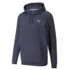 Mid Layers * | Puma Golf Cloudspun Progress Hoodie 534527 Navy Blazer Heather 02