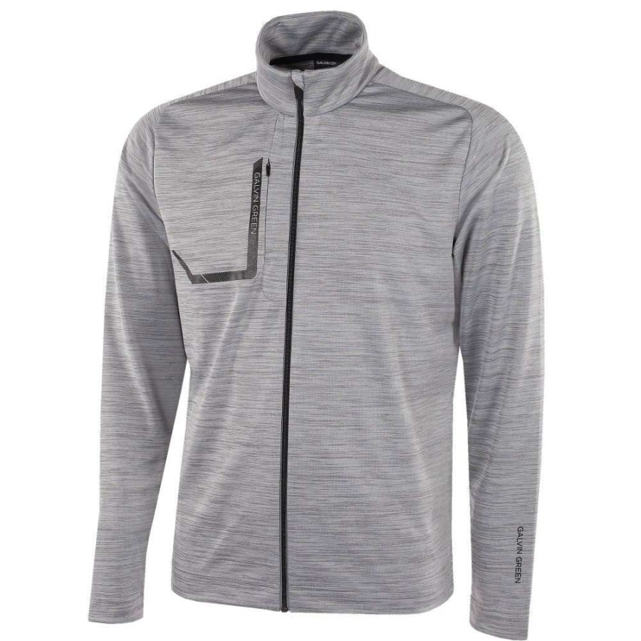 Mid Layers * | Galvin Green Dennis Insula Golf Jacket G1251 Light Grey 70