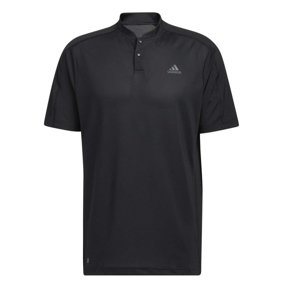 Shirts * | Adidas Primeblue Sport Collar Golf Polo Shirt Ha6159 Black