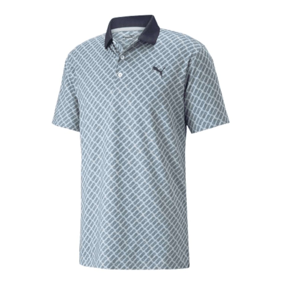 Shirts * | Puma Mattr Pineapples Golf Polo Shirt 538992 Navy Blazer 03