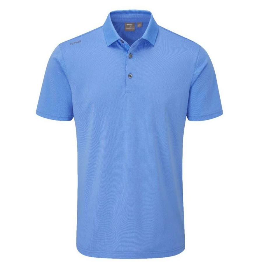 Shirts * | Ping Lincoln Golf Polo Shirt P03288 Marina 899