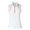 Polo Shirts * | Daily Sports Ladies Maja Sl Golf Polo Shirt 343/111 White 100