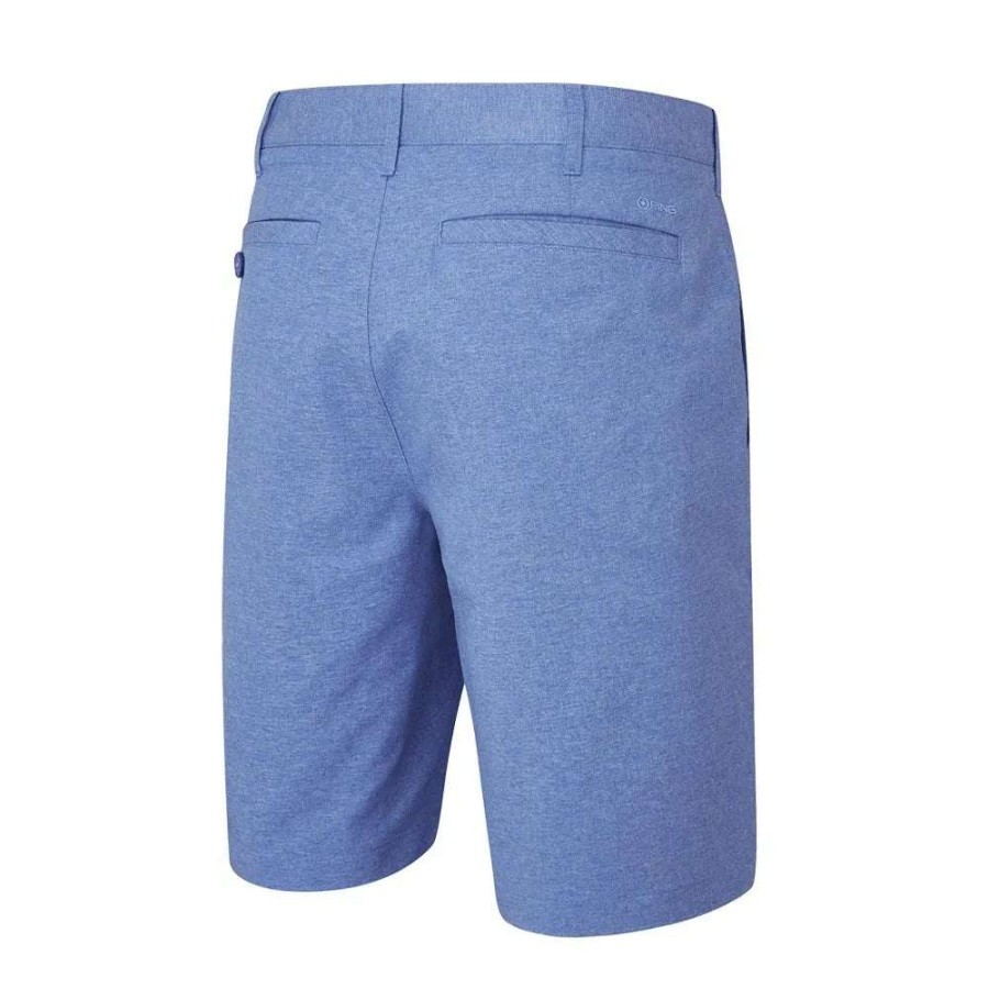 Shorts * | Ping Bradley Golf Shorts P03316 Blue Surf Marl Bmar