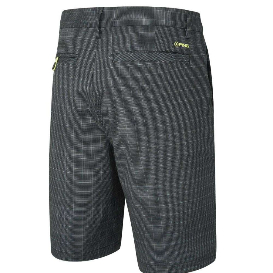 Shorts * | Ping Pendle Golf Shorts P03535 Black Multi 2L5