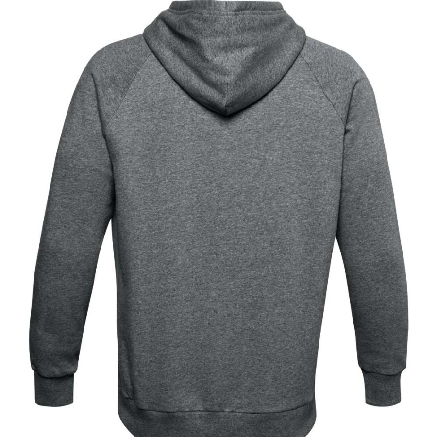 Mid Layers * | Under Armour Rival Fleece Golf Hoodie 1357092 Pitch Grey 012