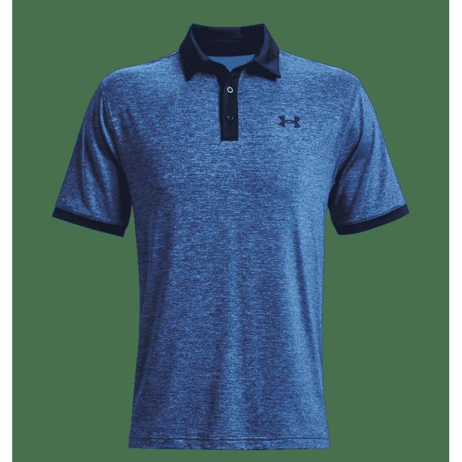 Shirts * | Under Armour Playoff 2.0 Heather Golf Polo Shirt 1367864 Academy/Victory Blue 409