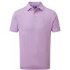 Shirts * | Footjoy Stretch Pique Solid Golf Polo Shirt 88423 Lavender