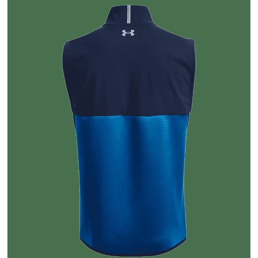 Mid Layers * | Under Armour Storm Daytona Half Zip Golf Vest 1366281 Victory Blue 474