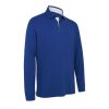 Shirts * | Callaway Long Sleeve Performance Golf Polo Shirt Cgkfc058 Mazarine Blue 434