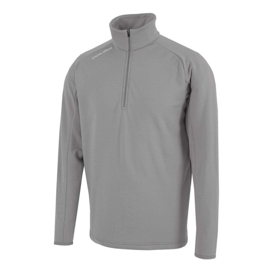 Mid Layers * | Galvin Green Drake Insula Golf Pullover G7832 Sharkskin 71