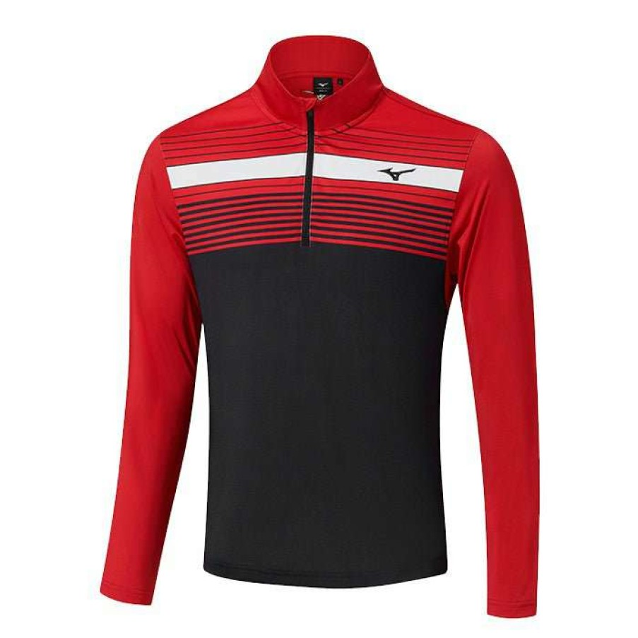 Mid Layers * | Mizuno Breeze Elite St Golf Mid Layer 52Gc2002 Red 62