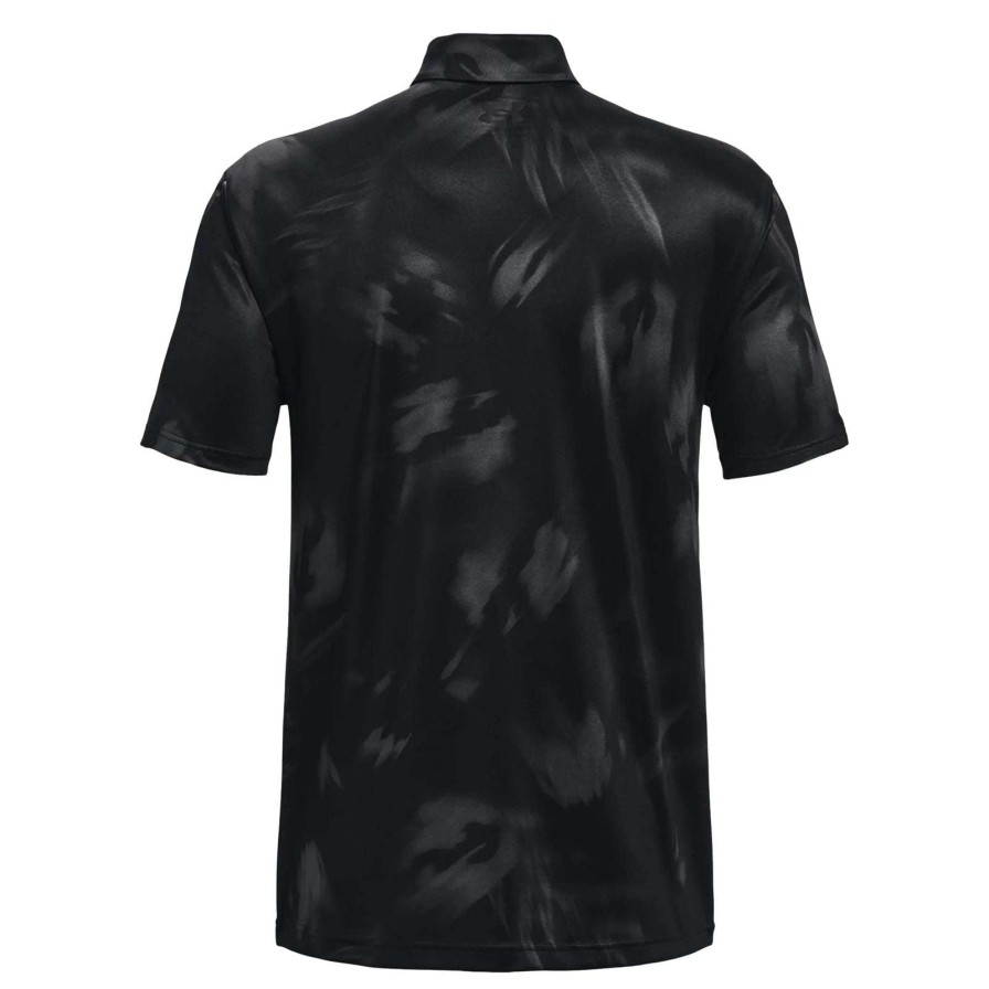 Shirts * | Under Armour Playoff 2.0 Crocus Blur Golf Polo Shirt 1327037 Black/Steel 050