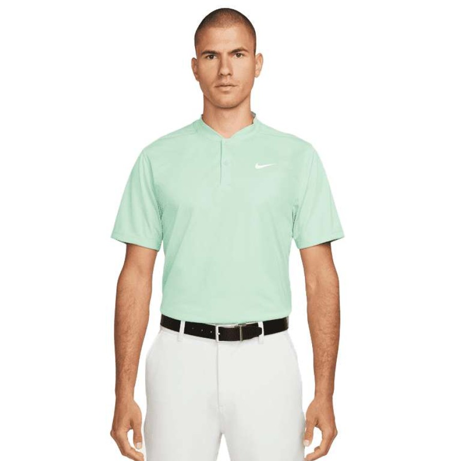 Shirts * | Nike Dri-Fit Victory Blade Golf Polo Shirt Dh0838 Enamel Green 308