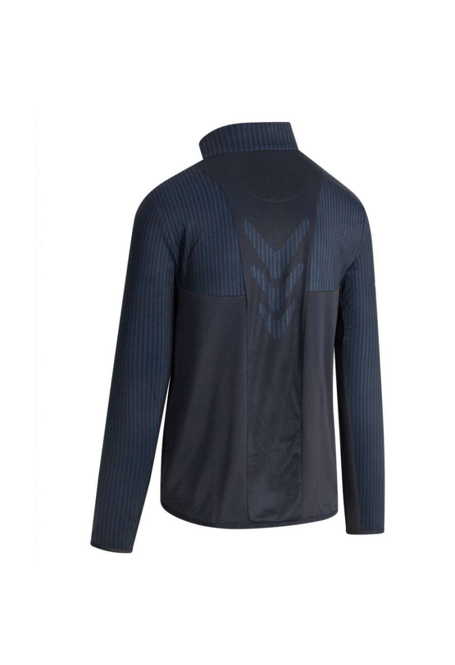 Mid Layers * | Callaway Odyssey Chill Out 1/4 Zip Golf Top Cgksb0B0 Peacoat 410