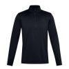 Mid Layers * | Under Armour 1/2-Zip Golf Fleece 1357145 Black 001