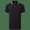 Shirts * | Footjoy Solid Trim Golf Polo Shirt 80056 Black