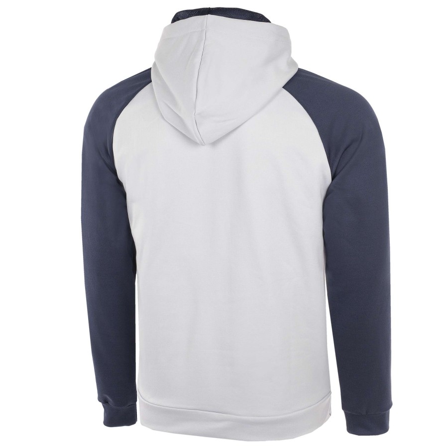 Mid Layers * | Galvin Green Devlin Insula Golf Sweater G1342 Cool Grey/Navy 73