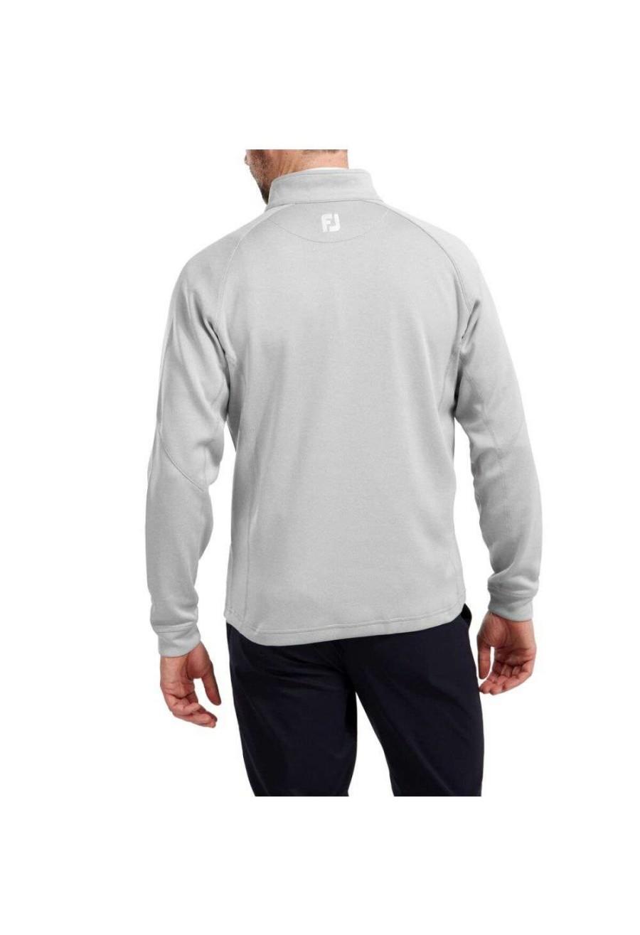 Mid Layers * | Footjoy Chill Out 1/4-Zip Golf Pullover 90149 Heather Grey