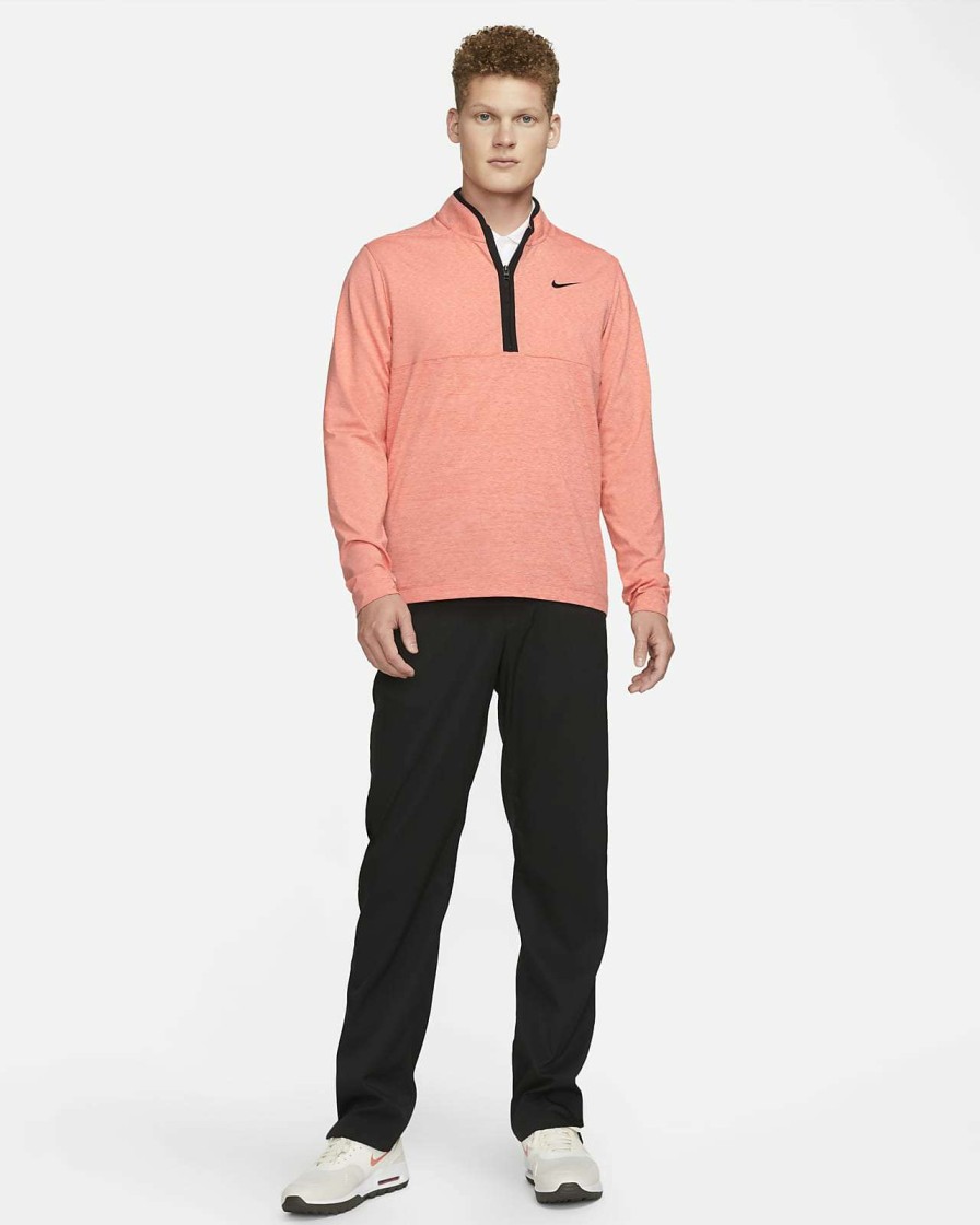 Mid Layers * | Nike Dri-Fit Victory 1/2 Zip Golf Top Dh1261 Magic Ember 814