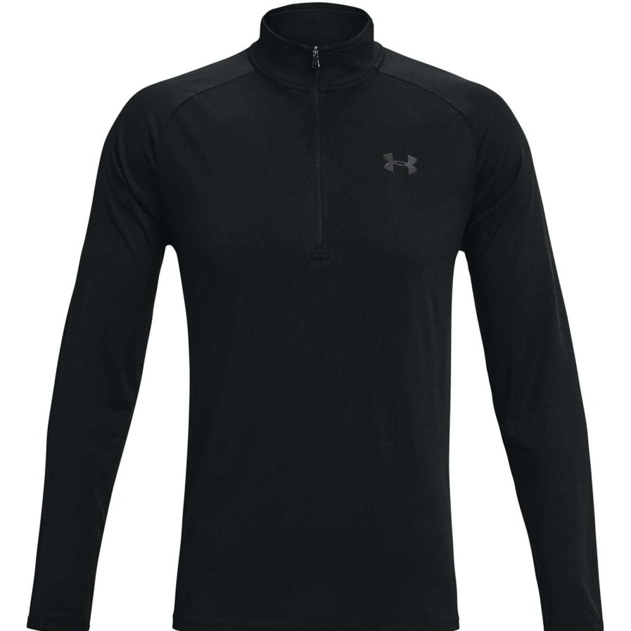 Mid Layers * | Under Armour Tech 2.0 Golf Pullover 1328495 Black 001