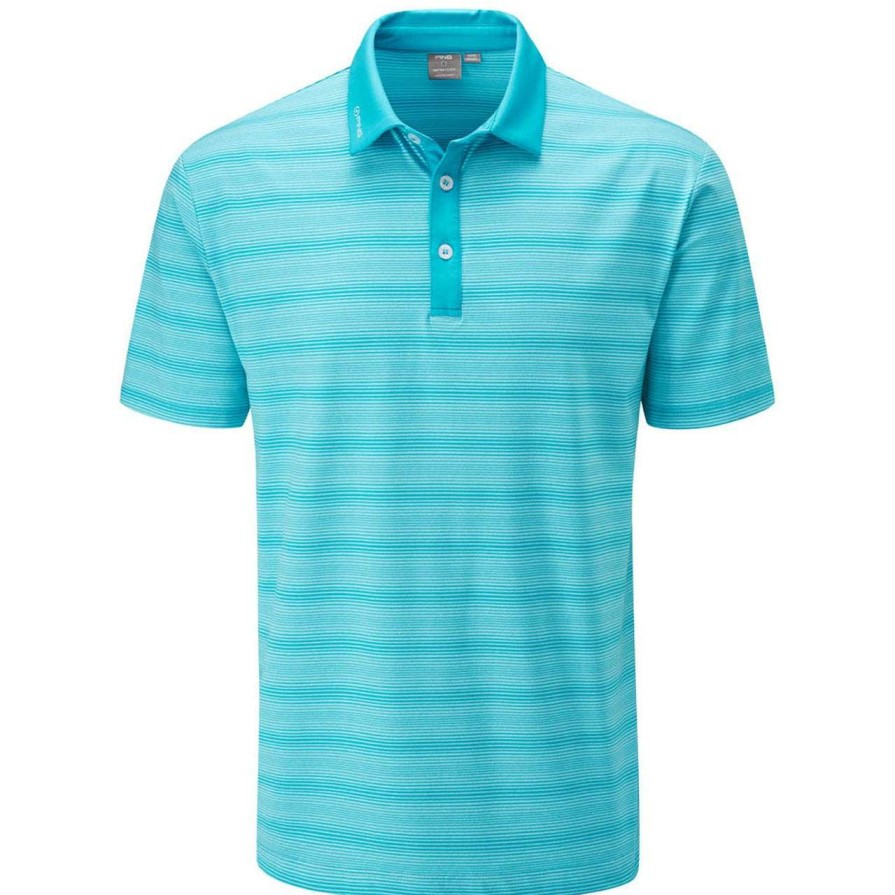 Shirts * | Ping Eugene Golf Polo Shirt P03358 Lagoon Falls Multi Lf02