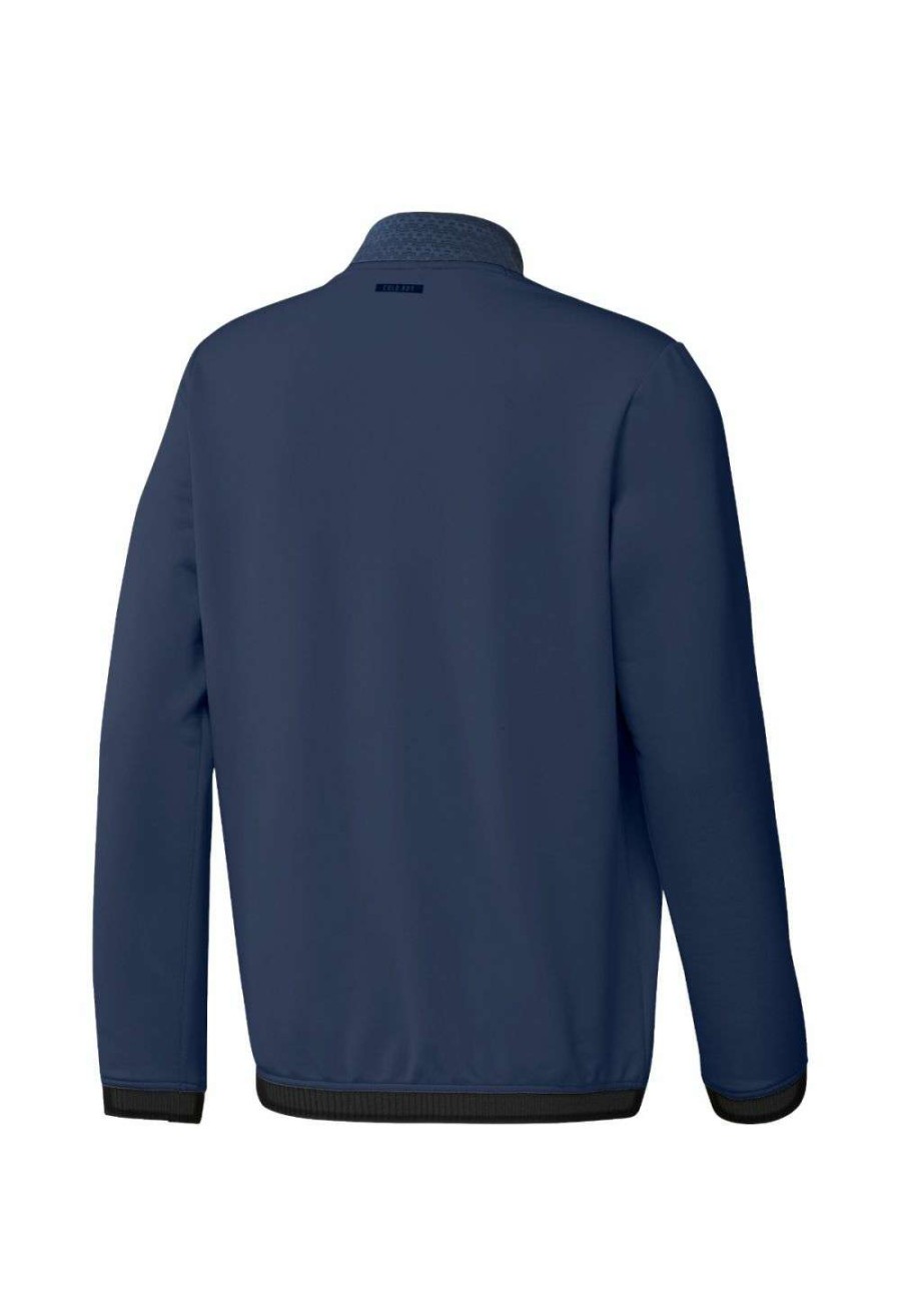 Mid Layers * | Adidas Cold.Rdy 1/4-Zip Golf Pullover Gr3090 Crew Navy