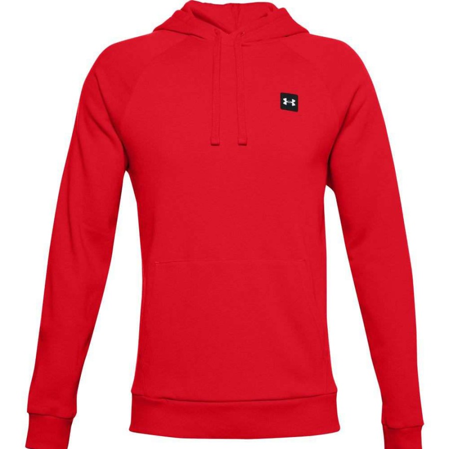 Mid Layers * | Under Armour Rival Fleece Golf Hoodie 1357092 Red 600