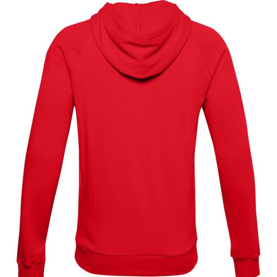 Mid Layers * | Under Armour Rival Fleece Golf Hoodie 1357092 Red 600