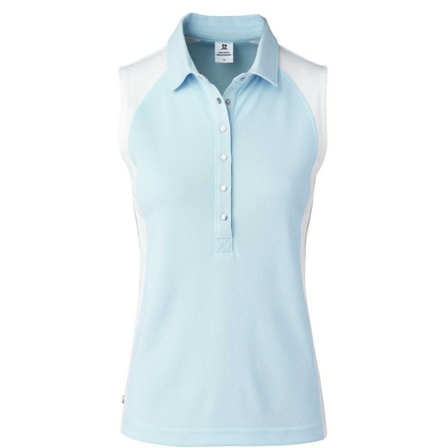 Polo Shirts * | Daily Sports Zenia Sleeveless Golf Polo 243/108/510 Blue Breeze 510