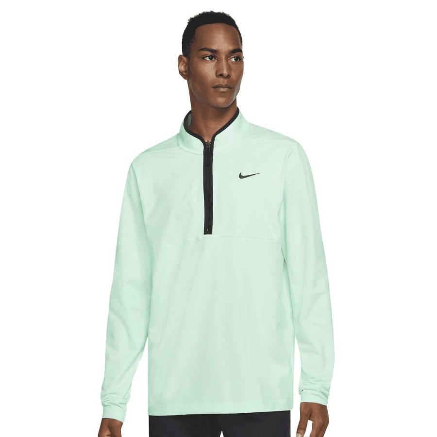 Mid Layers * | Nike Dri-Fit Victory 1/2 Zip Golf Top Dh1261 Mint Foam 379