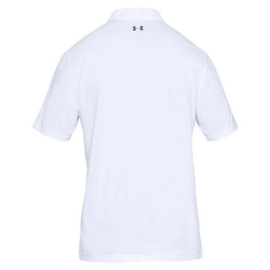 Shirts * | Under Armour Performance 2.0 Golf Polo Shirt 1342080 White - 100