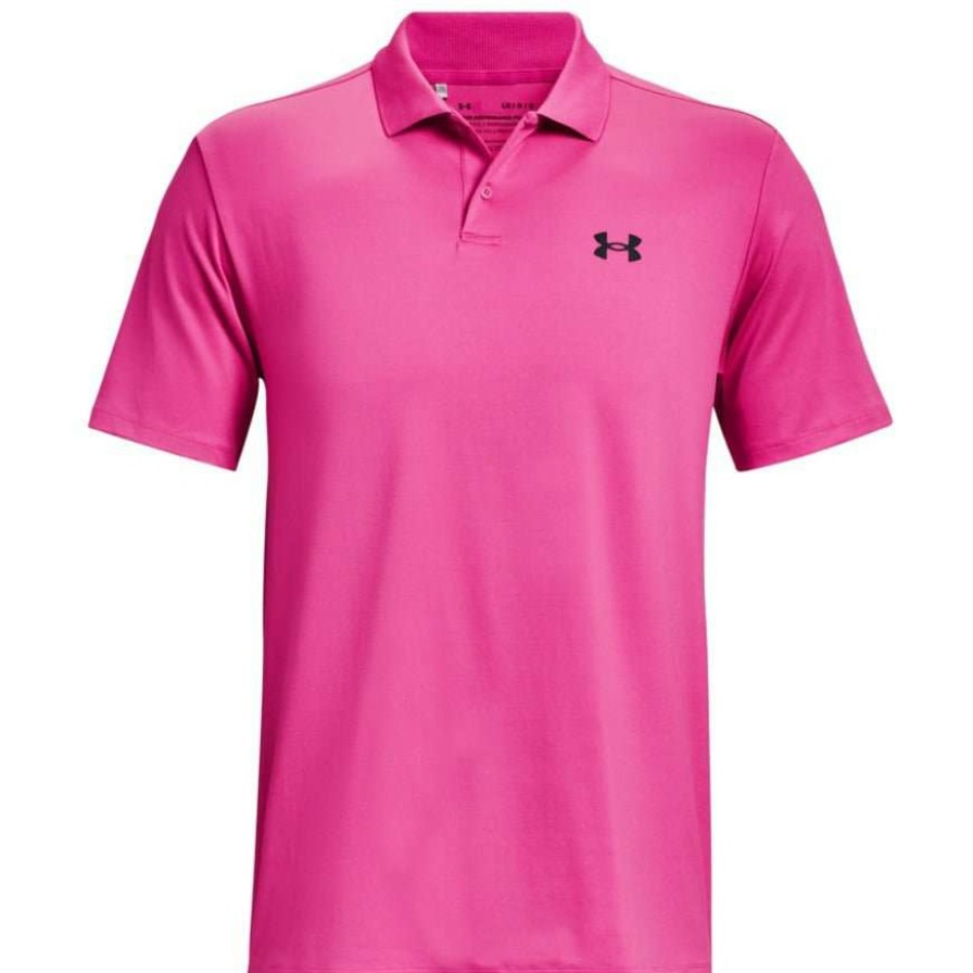 Shirts * | Under Armour Performance 3.0 Golf Shirt 1377374 Rebel Pink 652