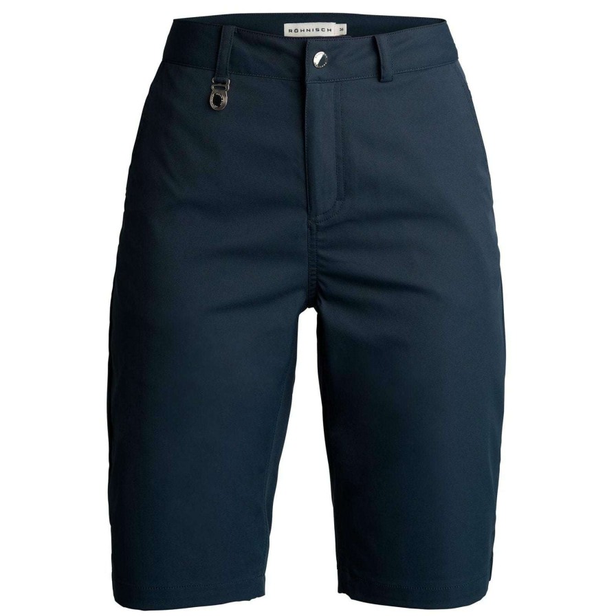 Shorts & Skorts * | Rohnisch Ladies Cheer Bermuda Golf Shorts 111019 Navy S014