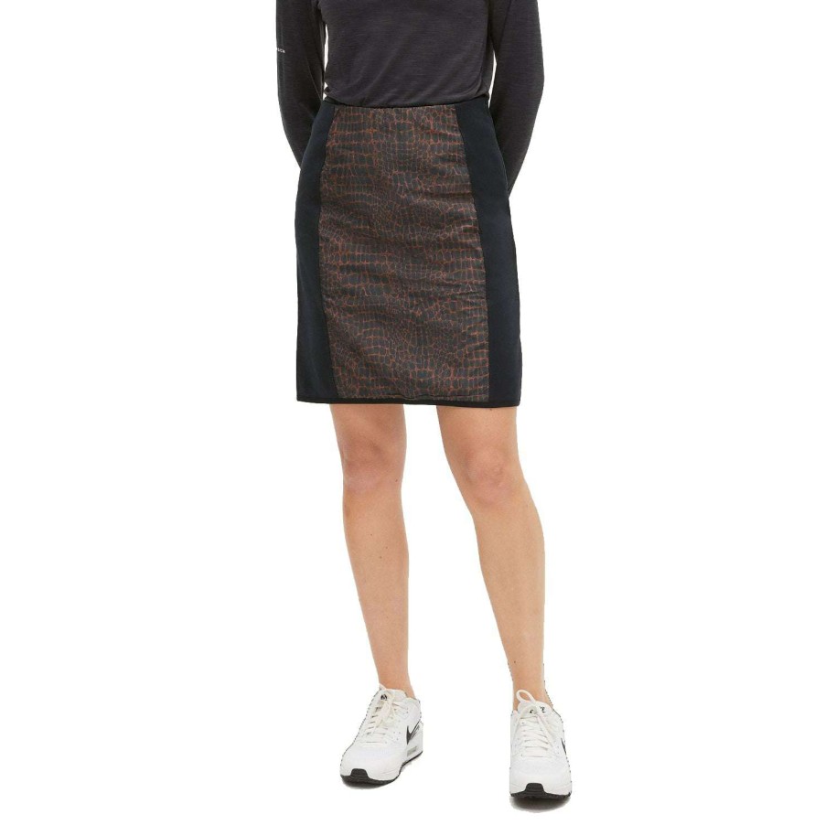 Shorts & Skorts * | Rohnisch Ladies Ivy Golf Skirt 110730 Brown Crocco