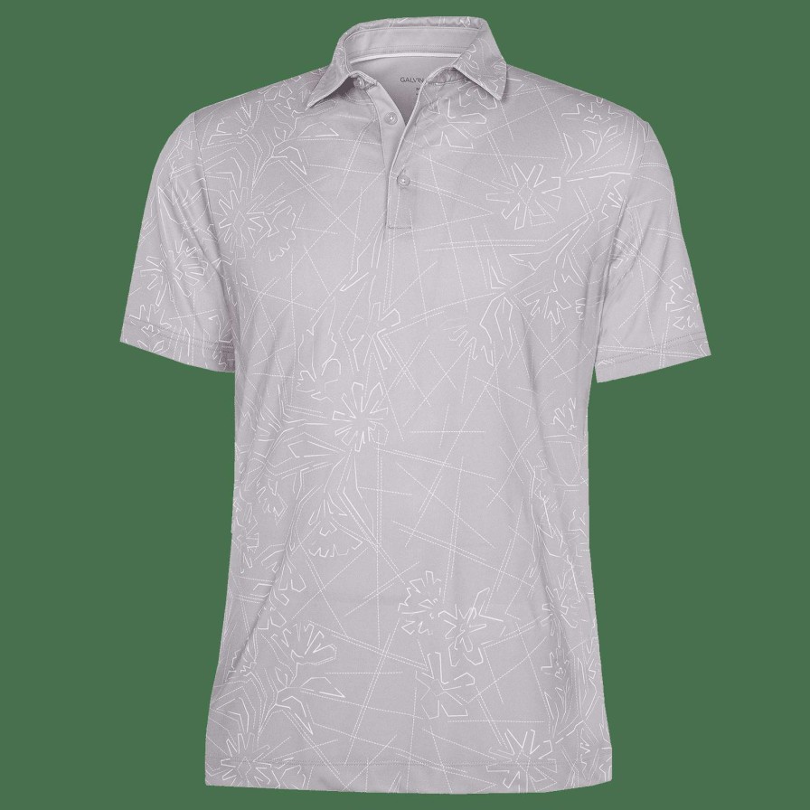 Shirts * | Galvin Green Maverick Golf Polo Shirt G1372 Cool Grey 07