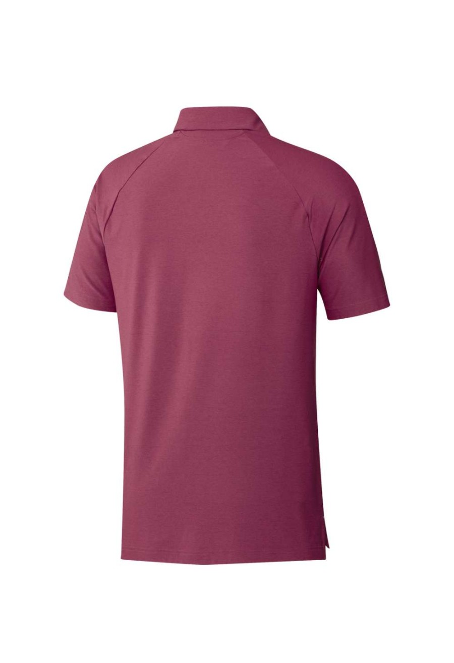 Shirts * | Adidas Go-To Golf Polo Shirt Gm0042 Wild Pink